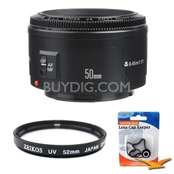 EF 50mm F/1.8 II Standard Auto Focus Lens Exclusive Pro Kit