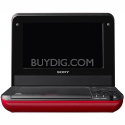 DVPFX750/R - 7 Inch Portable DVD Player (Red)