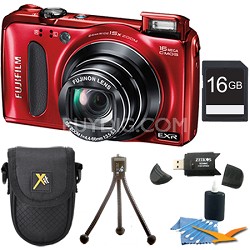 Fujifilm Finepix F660EXR 16MP Digital Camera with 15x Optical + 16GB SDHC Card + Case & more