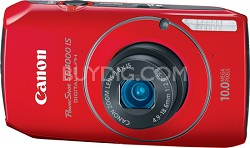 Powershot SD4000 IS 10.1 MP Digital ELPH Camera (Red)