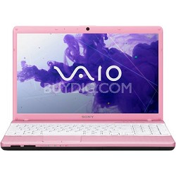 VAIO VPCEH36FX/P 15.5" Notebook PC -  Intel Core i3-2350M Processor (Pink)