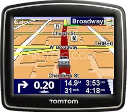 ONE 140S Car Navigator GPS w/ Spoken Street Names & 3.5 inch Touchscreen