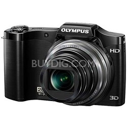 Olympus SZ-11 14MP Digital Camera, 20x Optical Zoom,3" LCD - Black