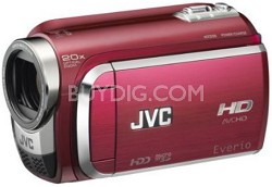 Everio GZ-HD300 60GB High-Def Camcorder - Red