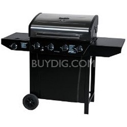 T480 - Four-Burner 48,000 BTU Gas Grill, with Sideburner