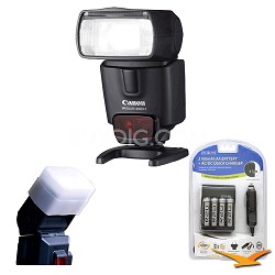 Canon Speedlite 430EX II Flash with Rechargeable battery Kit and Diffuser