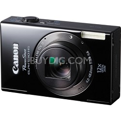 PowerShot ELPH 530 HS Black Camera w/  12x Zoom & 3.2 inch Touch LCD