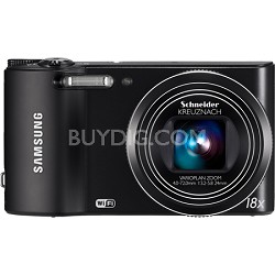 WB150F 14 MP 18X Optical Zoom Wi-Fi Digital Camera - Black