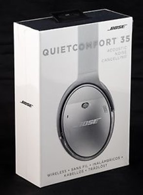 QuietComfort 35 Bluetooth Wireless Over-Ear Headphones with Mic and NFC -Silver