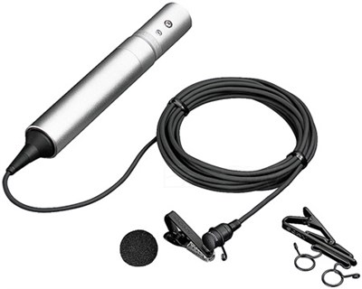 Sony ECM-44 Omni-Directional Electret Condenser Wired Lavalier Microphone