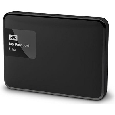 My Passport Ultra 2TB Portable External Hard Drive USB 3.0 Black (WDBBKD0020BBK)