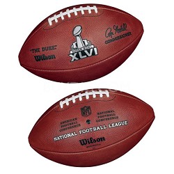 wilson sports super bowl xlvi official game ball football