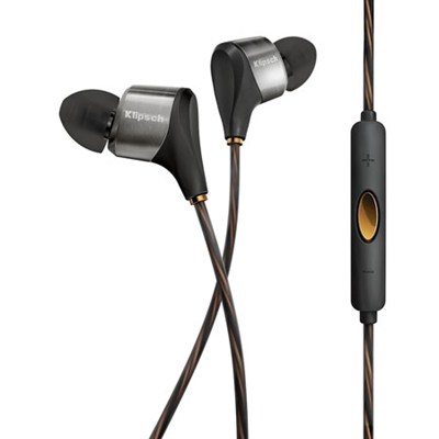 Klipsch XR8i HYBRID In-Ear 3.5mm Wired Earbuds Headphones (Black)