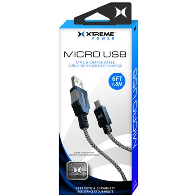 buydig xtreme 6ft braided micro usb sync charge cable black gray xas8 1013 bly buydig xtreme 6ft braided micro usb sync charge cable black gray xas8 1013 bly