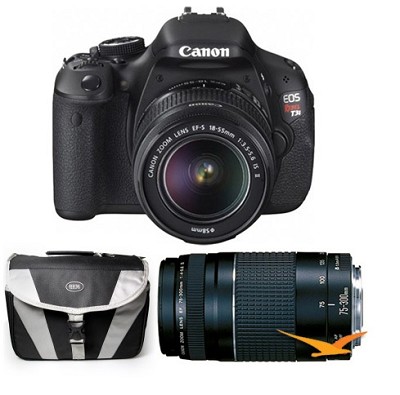 BuyDig.com - Canon EOS Digital Rebel T3i 18MP SLR Camera 18-55mm & 75 ...
