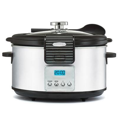 BuyDig.com - Sensio Bella 5-Quart Programmable Slow Cooker in White - 14180